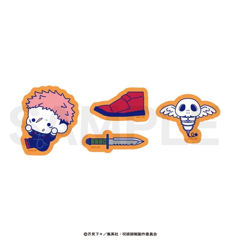 呪術廻戦 ステッカーセット(ぷにきゅ~と)01.虎杖 悠仁 画像 2 | AniSmile