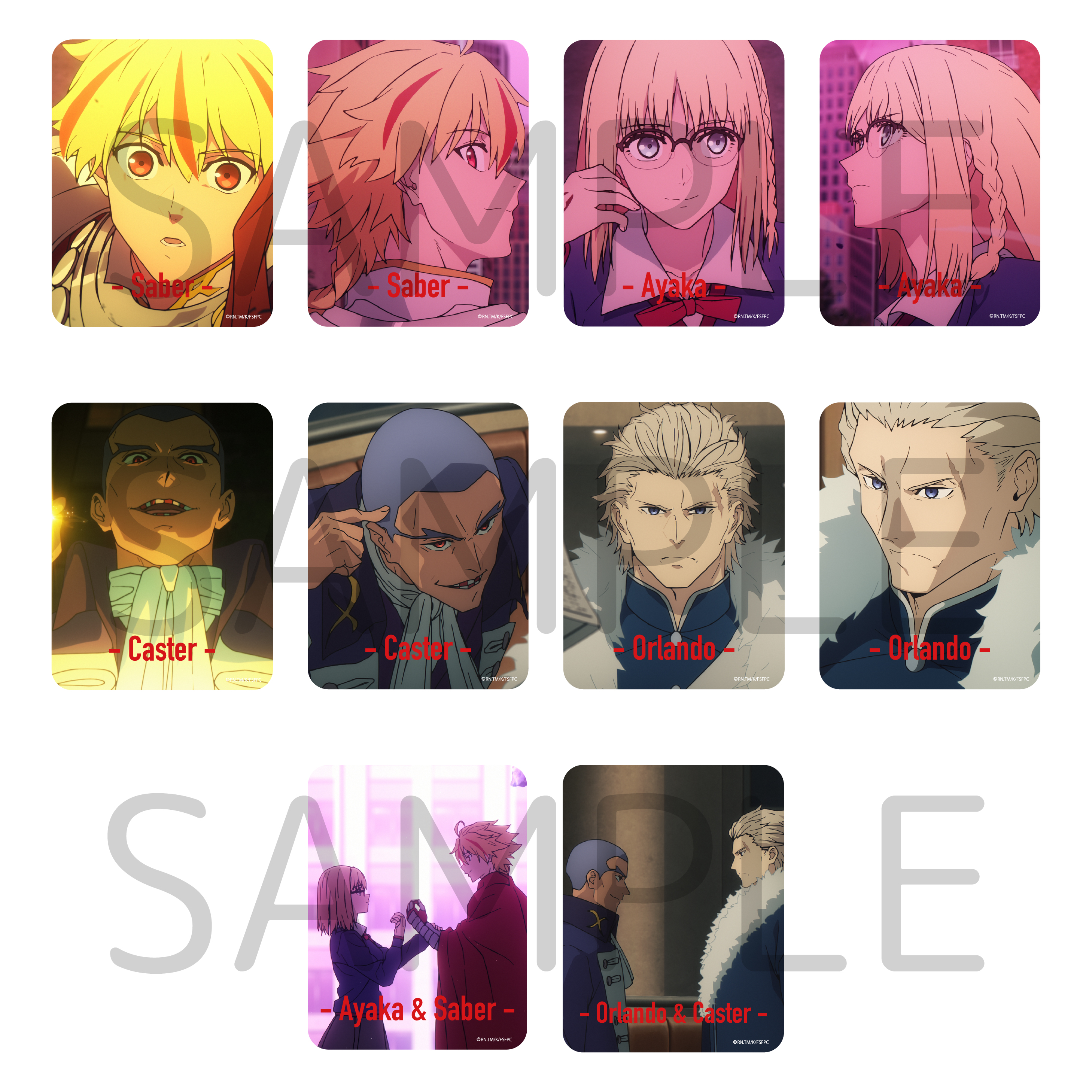 Fate/strange Fake 場面写真クリアカード【グループA】 Image 2 | AniSmile