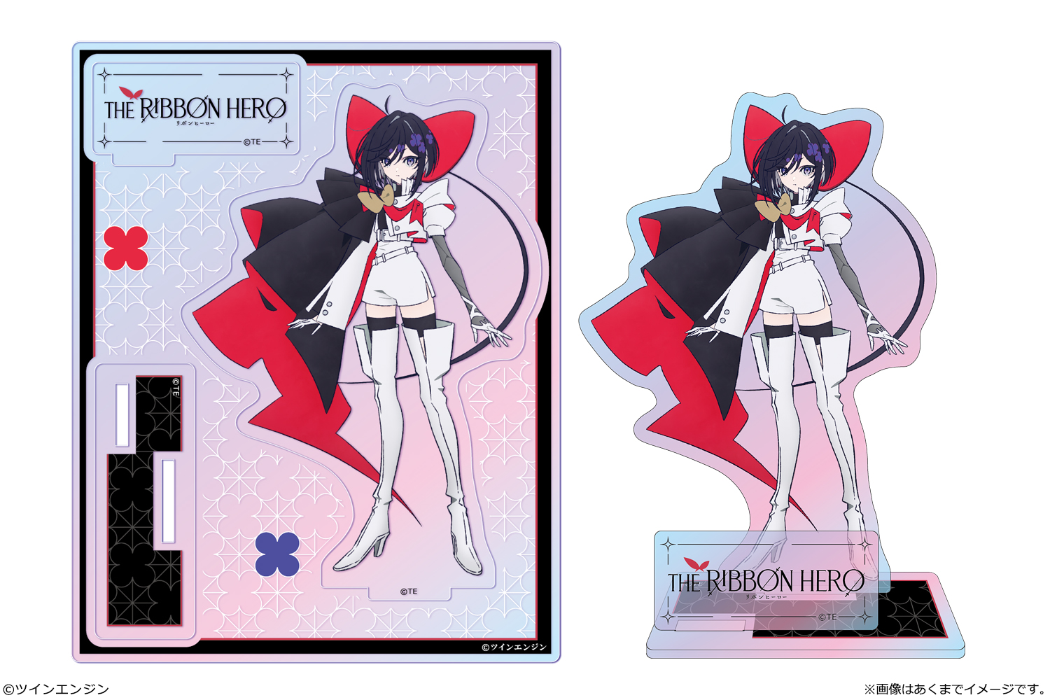 『THE RIBBON HERO リボンヒーロー』 オーロラアクリルフィギュア 01 サファイア - AniSmile