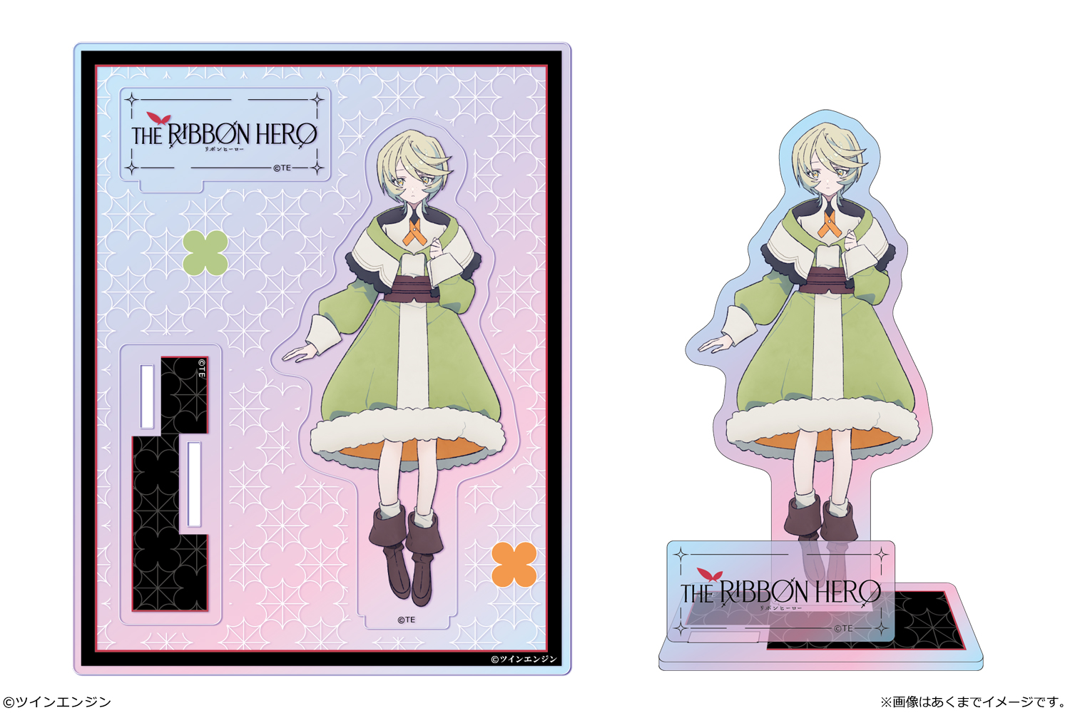 『THE RIBBON HERO リボンヒーロー』 オーロラアクリルフィギュア 03 パイン - AniSmile