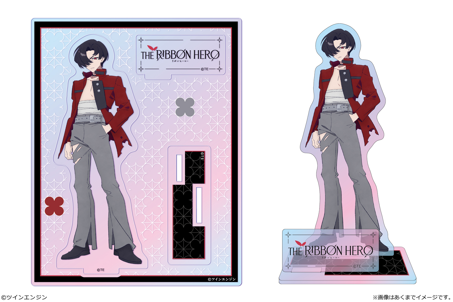『THE RIBBON HERO リボンヒーロー』 オーロラアクリルフィギュア 05 ロック - AniSmile