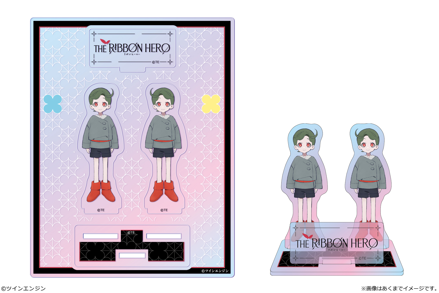 『THE RIBBON HERO リボンヒーロー』 オーロラアクリルフィギュア 08 チック&タック - AniSmile