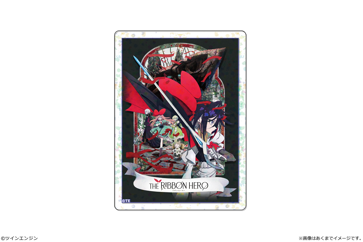 『THE RIBBON HERO リボンヒーロー』 ホログラムステッカー02 メインビジュアル - AniSmile