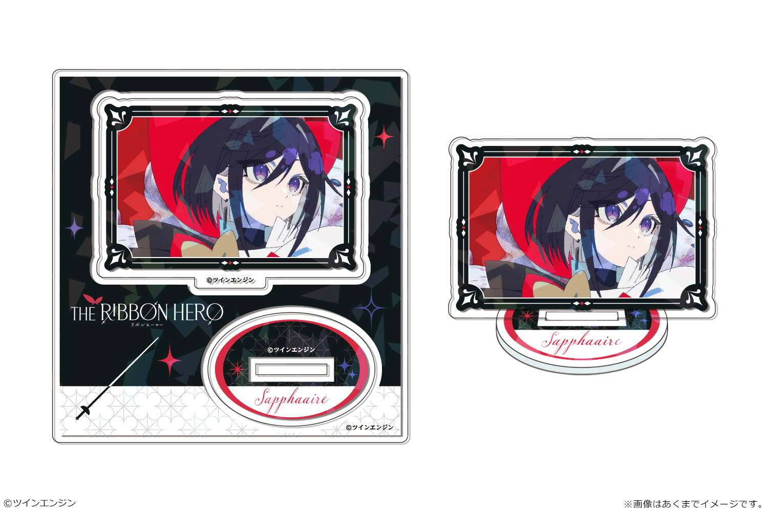 『THE RIBBON HERO リボンヒーロー』 ホログラムアクリルスタンドmini 01 サファイアA - AniSmile