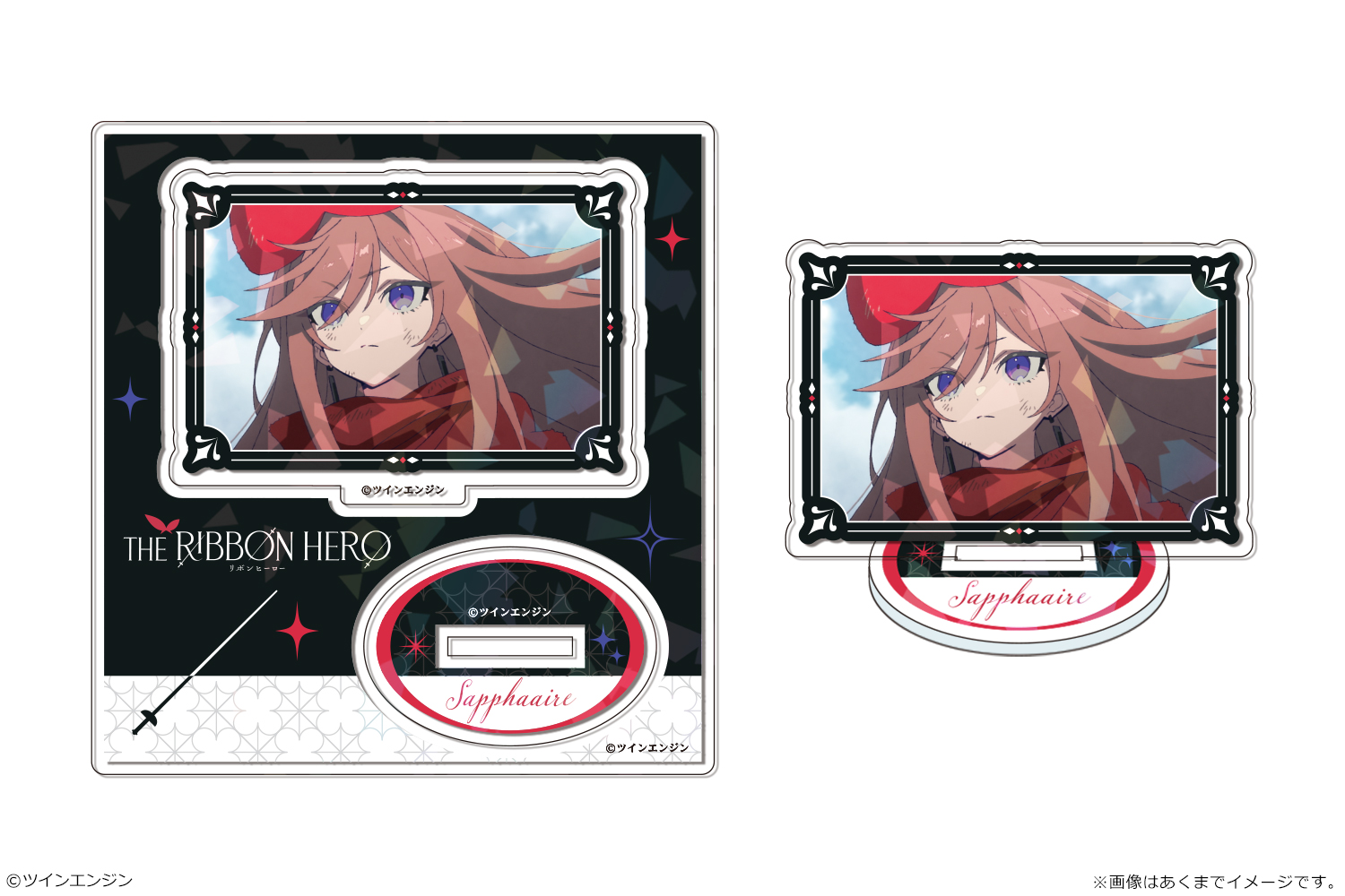 『THE RIBBON HERO リボンヒーロー』 ホログラムアクリルスタンドmini 02 サファイアB - AniSmile