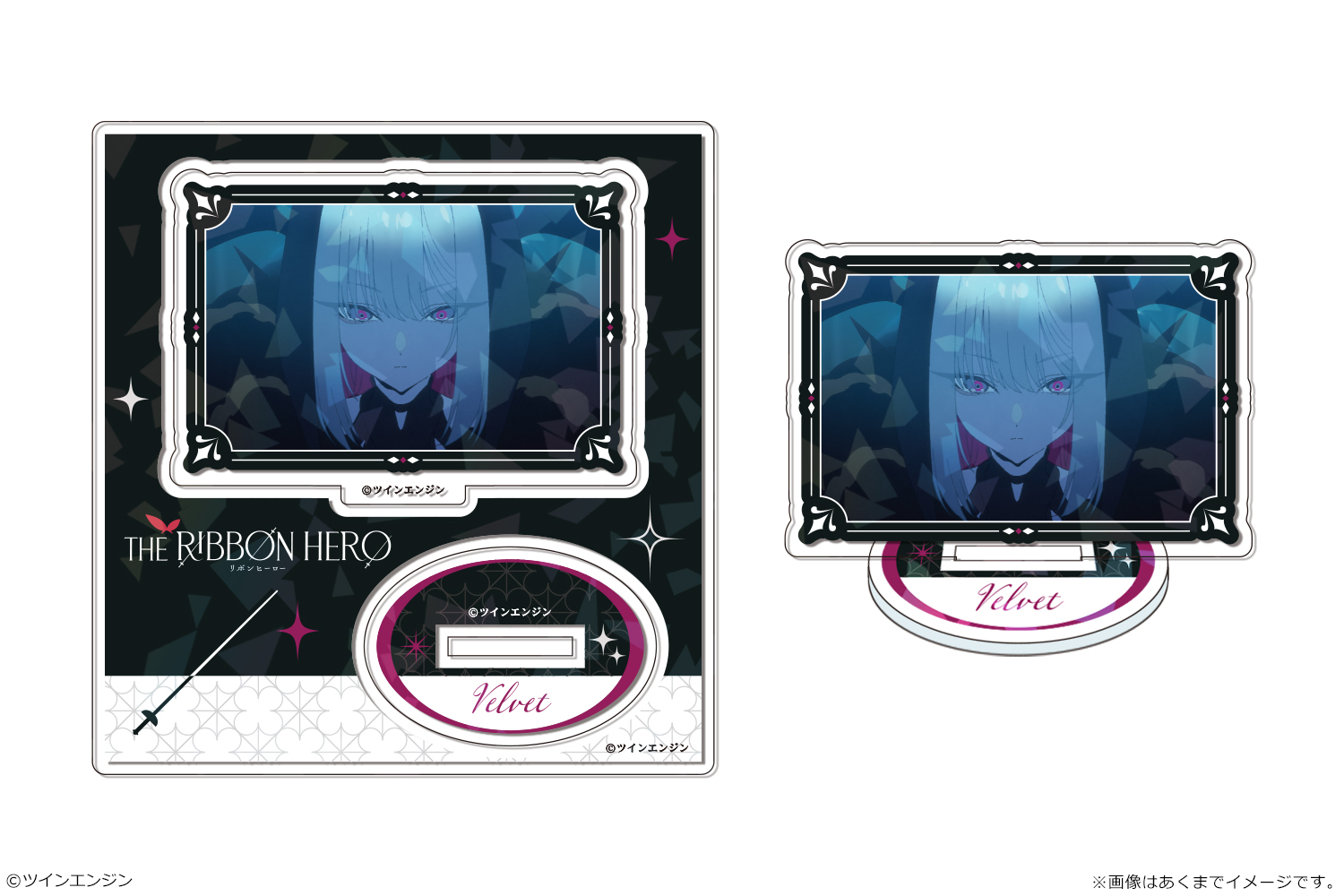 『THE RIBBON HERO リボンヒーロー』 ホログラムアクリルスタンドmini 04 ベルベット - AniSmile