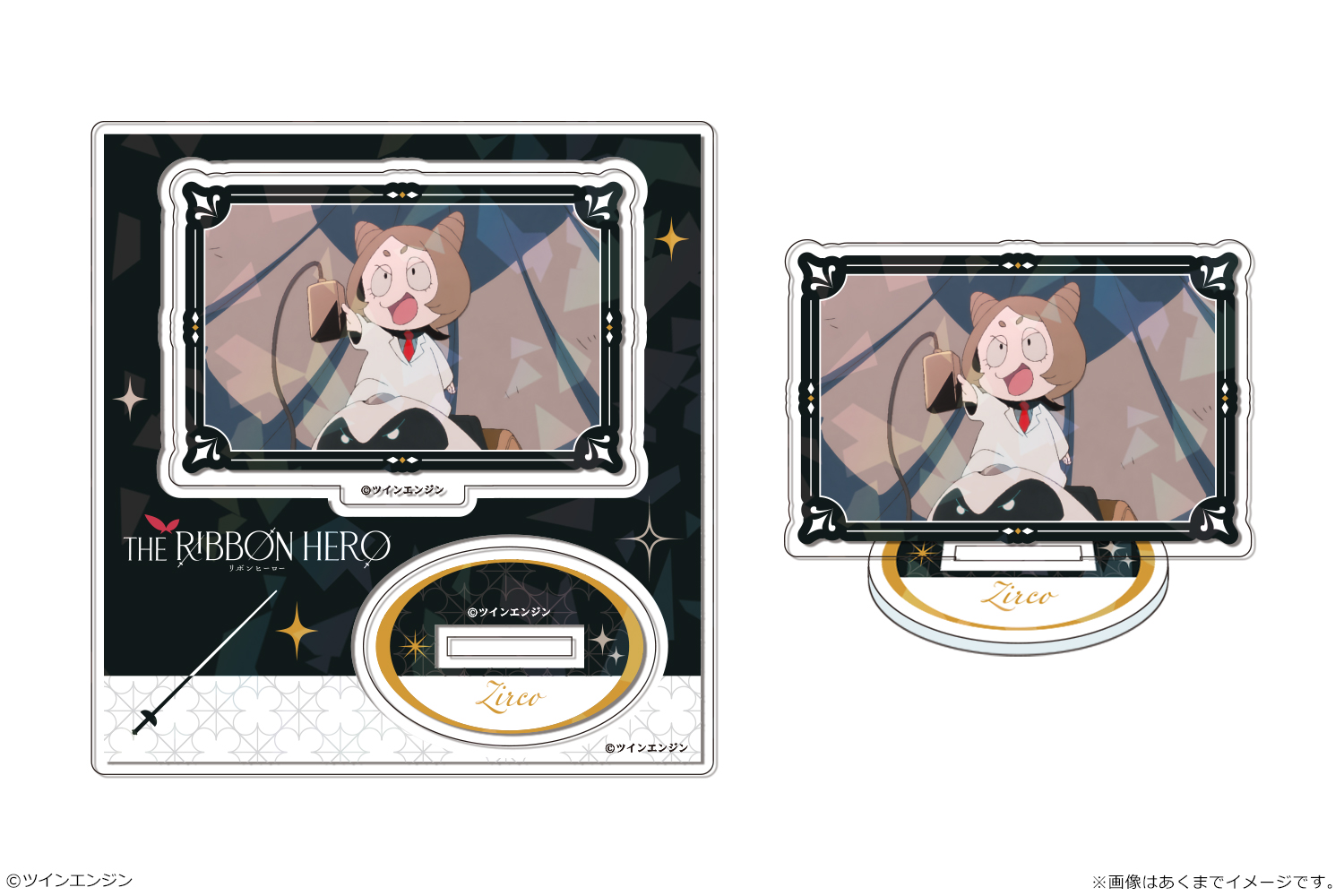 『THE RIBBON HERO リボンヒーロー』 ホログラムアクリルスタンドmini 05 ジルコ - AniSmile