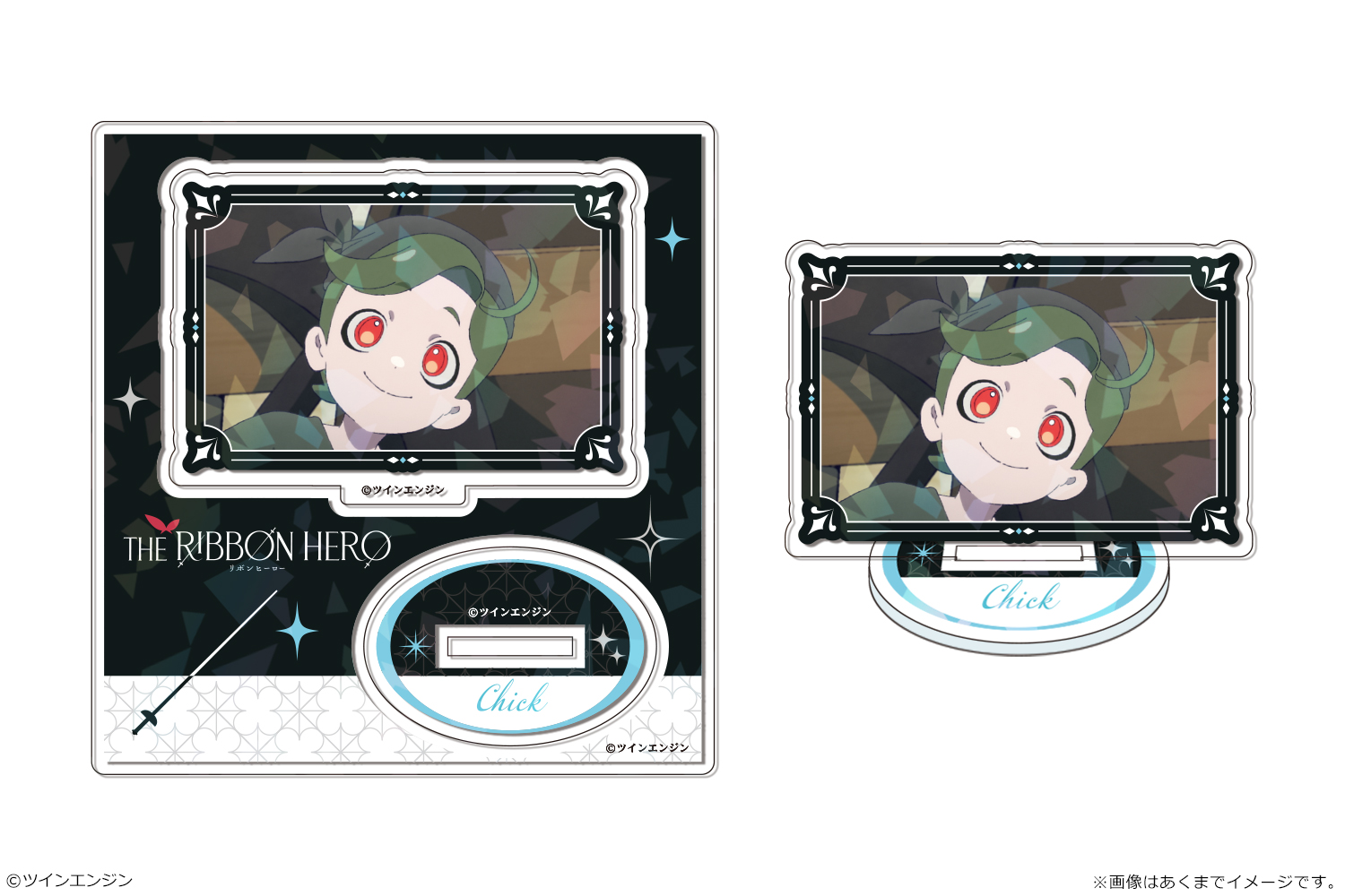 『THE RIBBON HERO リボンヒーロー』 ホログラムアクリルスタンドmini 09 チック - AniSmile