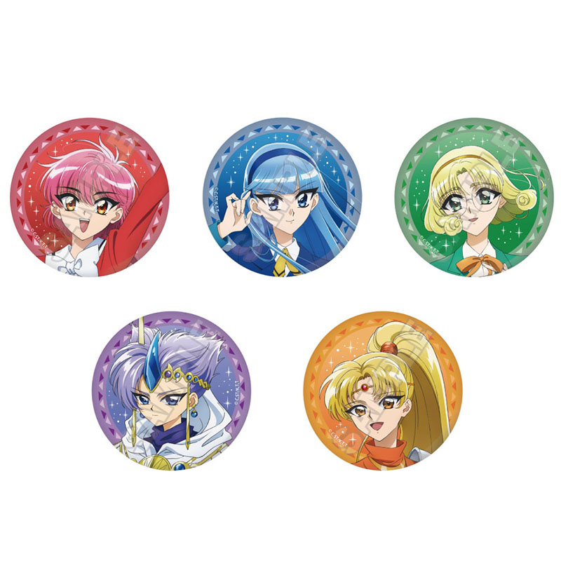 TVアニメ「魔法騎士レイアース」グリッター缶バッジ ※1BOX=5入 - AniSmile