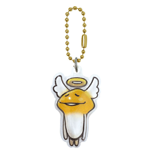 おさわり探偵 なめこ栽培キット ぷっくりったいプチボールチェーン 天使なめこ - AniSmile