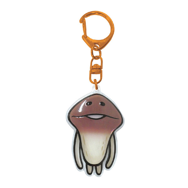 おさわり探偵 なめこ栽培キット ぷっくりったいキーホルダー なめこ - AniSmile