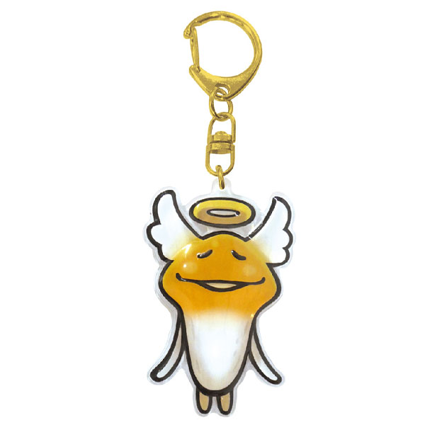 おさわり探偵 なめこ栽培キット ぷっくりったいキーホルダー 天使なめこ - AniSmile