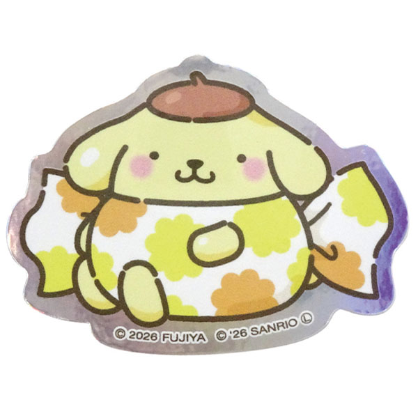 PEKO×サンリオキャラクターズ ステッカー ポムポムプリン - AniSmile
