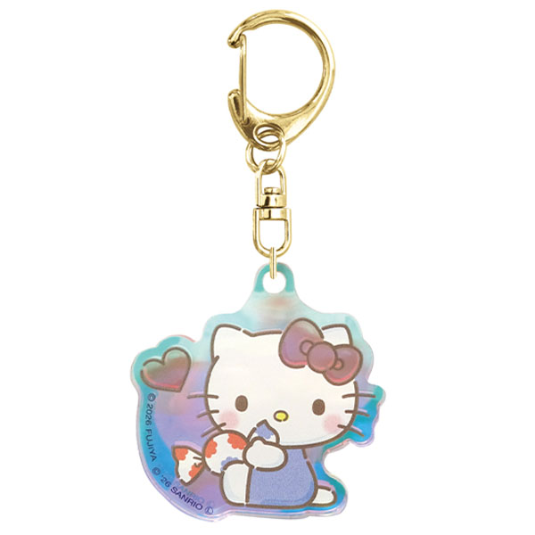 milky×サンリオキャラクターズ アクリルキーホルダー ハローキティ - AniSmile