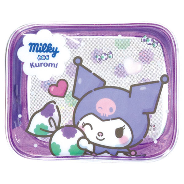 milky×サンリオキャラクターズ キラキラクリアポーチ クロミ - AniSmile