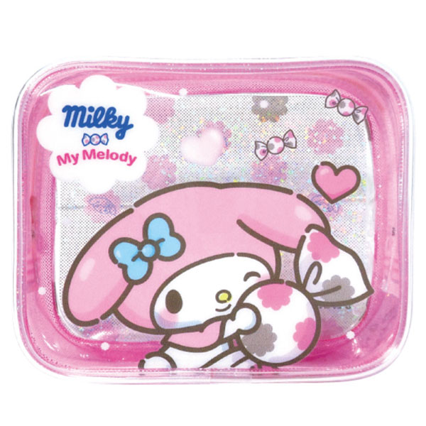 milky×サンリオキャラクターズ キラキラクリアポーチ マイメロディ - AniSmile