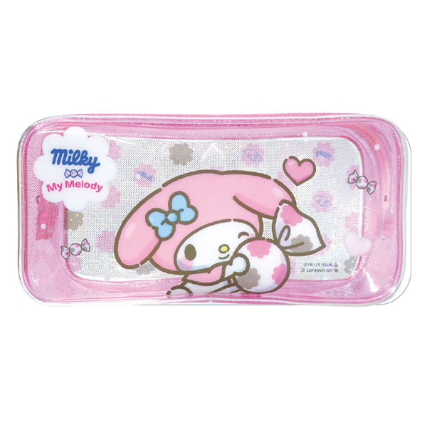 milky×サンリオキャラクターズ キラキラスクエアポーチ マイメロディ - AniSmile