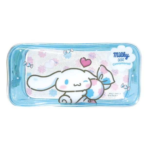 milky×サンリオキャラクターズ キラキラスクエアポーチ シナモロール - AniSmile