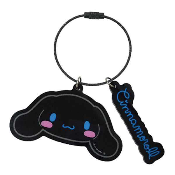 サンリオキャラクターズ(ブラックビビッドシリーズ) アクリルキーホルダー シナモロール - AniSmile