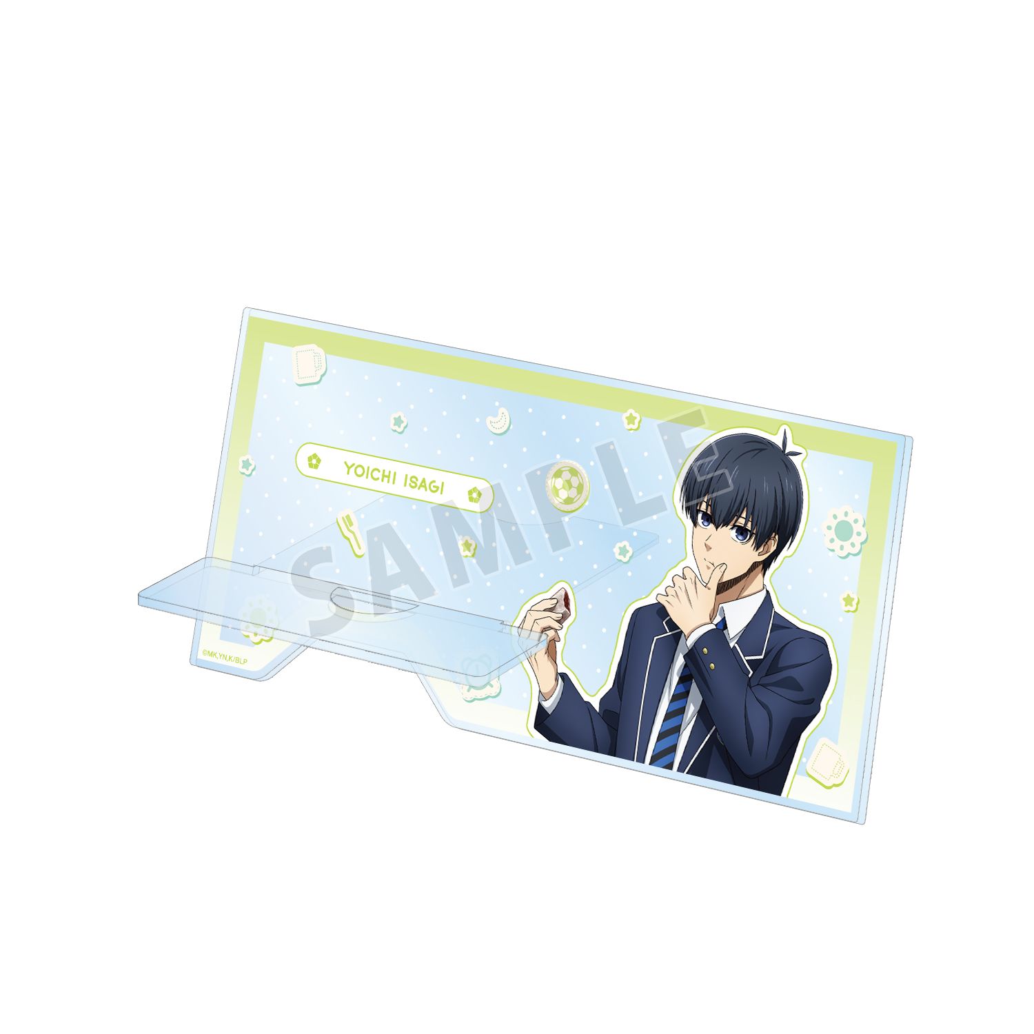 TVアニメ『ブルーロック』 描き下ろし 潔 世一 モーニングルーティンver. ダイカットアクリルスマホスタンド - AniSmile