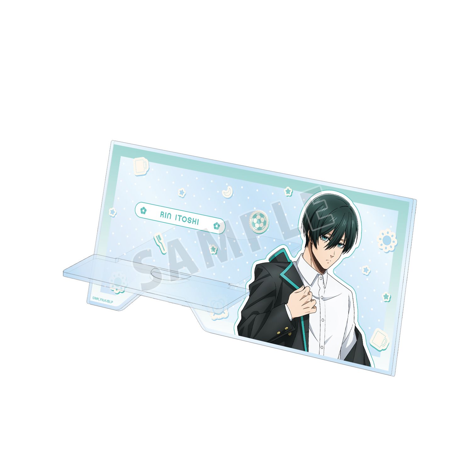 TVアニメ『ブルーロック』 描き下ろし 糸師 凛 モーニングルーティンver. ダイカットアクリルスマホスタンド - AniSmile