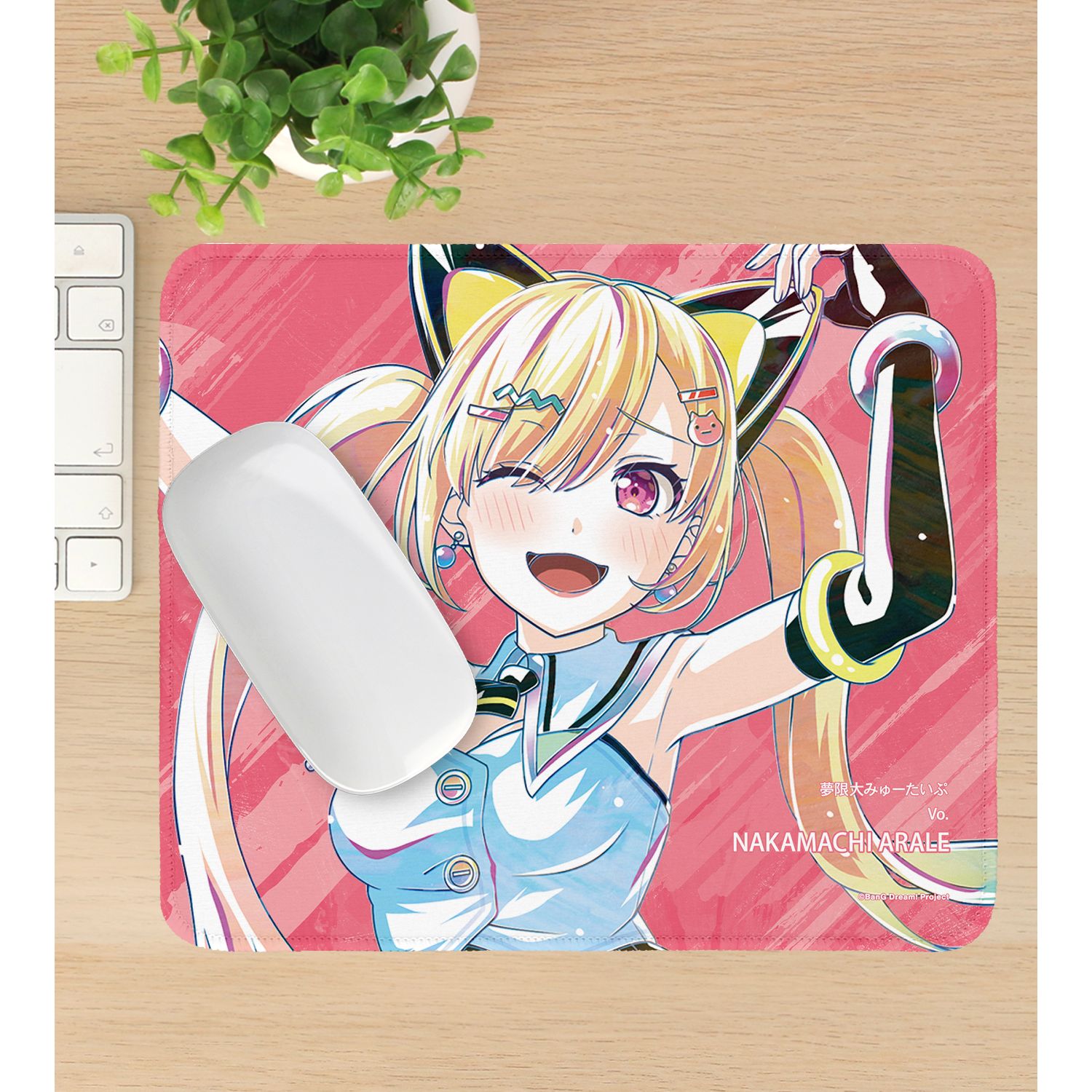 BanG Dream! 仲町 あられ Ani-Art 第6弾 マウスパッド - official product image | AniSmile