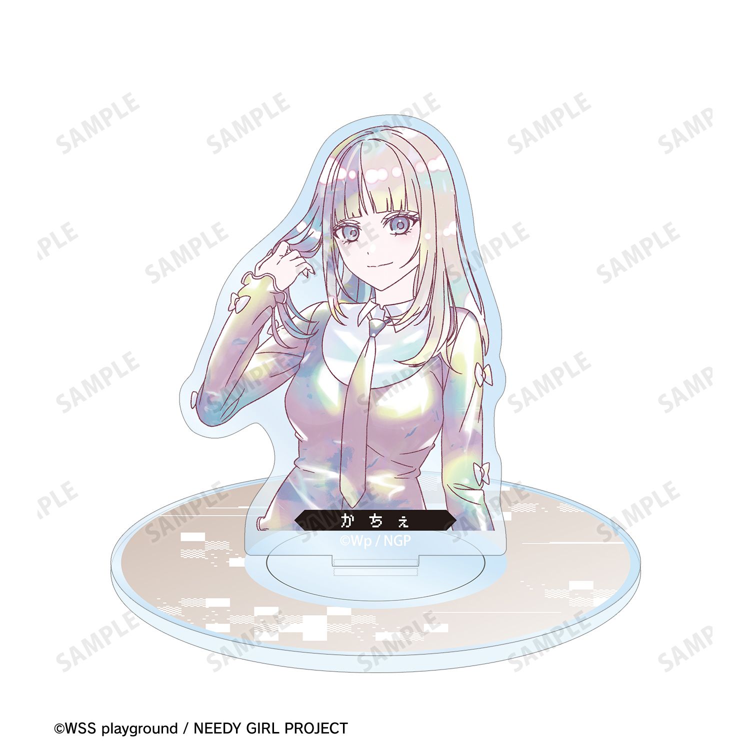 アニメ「NEEDY GIRL OVERDOSE」 かちぇ Ani-Art KAWAII label 8cmシングルCD風アクリルスタンド Image 3 | AniSmile