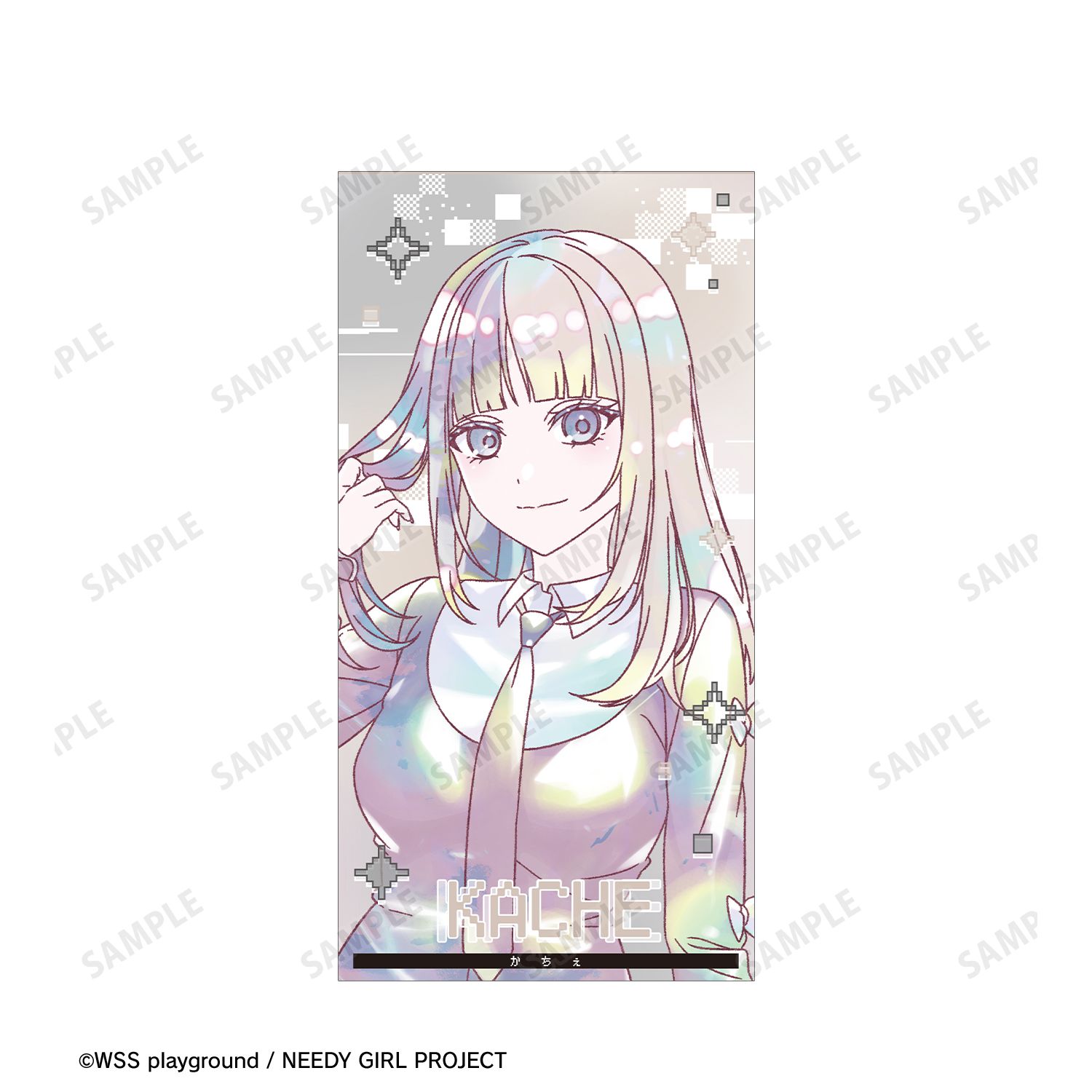 アニメ「NEEDY GIRL OVERDOSE」 かちぇ Ani-Art KAWAII label 8cmシングルCD風アクリルスタンド Image 5 | AniSmile