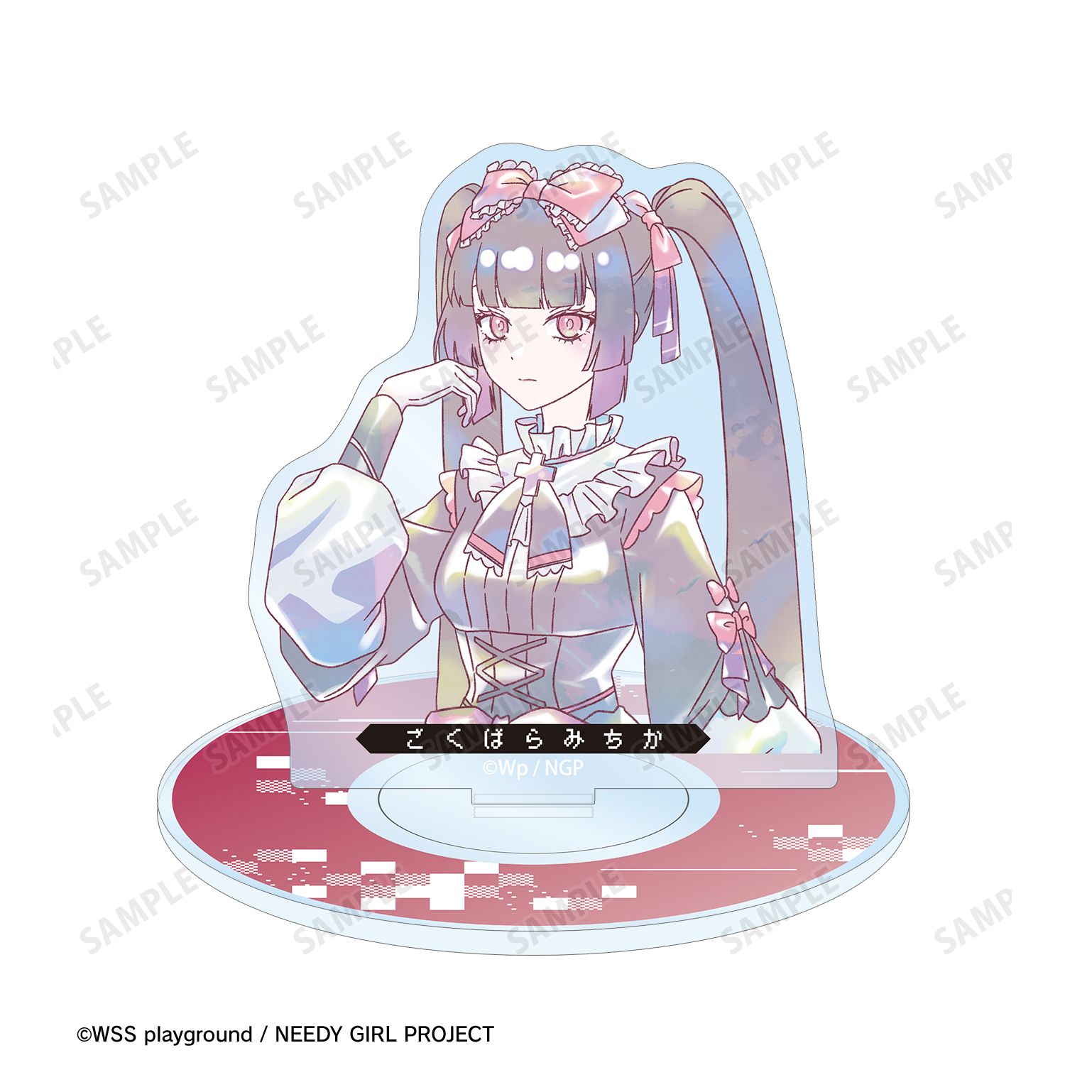 アニメ「NEEDY GIRL OVERDOSE」 獄薔薇美血華 Ani-Art KAWAII label 8cmシングルCD風アクリルスタンド Image 3 | AniSmile