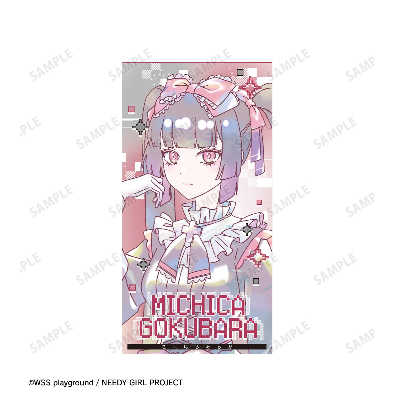 アニメ「NEEDY GIRL OVERDOSE」 獄薔薇美血華 Ani-Art KAWAII label 8cmシングルCD風アクリルスタンド Image 5 | AniSmile