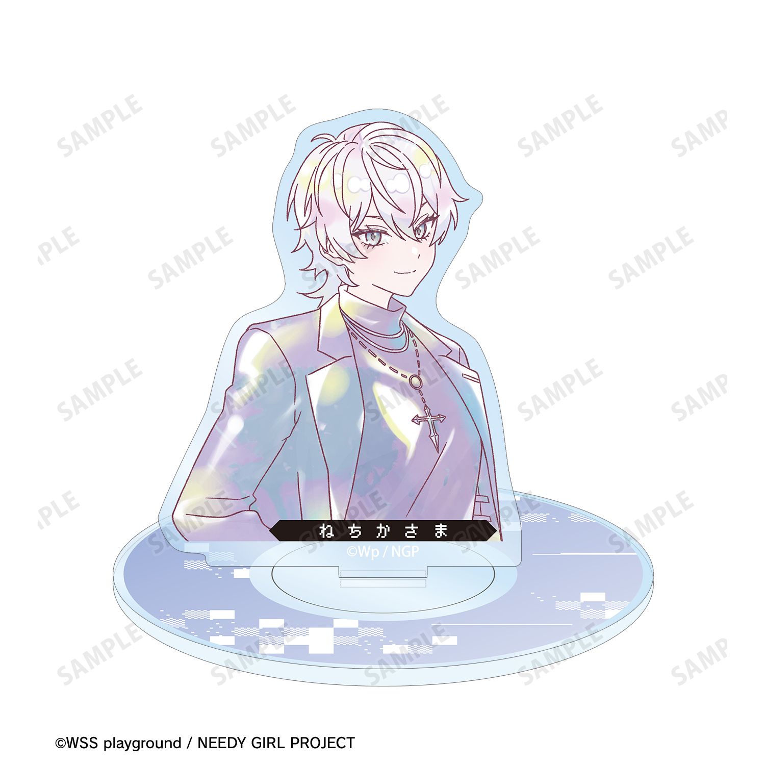 アニメ「NEEDY GIRL OVERDOSE」 禰󠄀智禍さま Ani-Art KAWAII label 8cmシングルCD風アクリルスタンド Image 3 | AniSmile