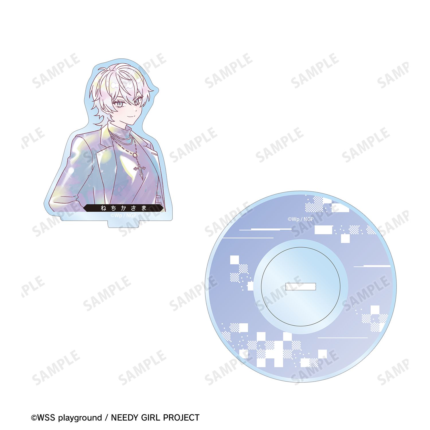 アニメ「NEEDY GIRL OVERDOSE」 禰󠄀智禍さま Ani-Art KAWAII label 8cmシングルCD風アクリルスタンド Image 4 | AniSmile