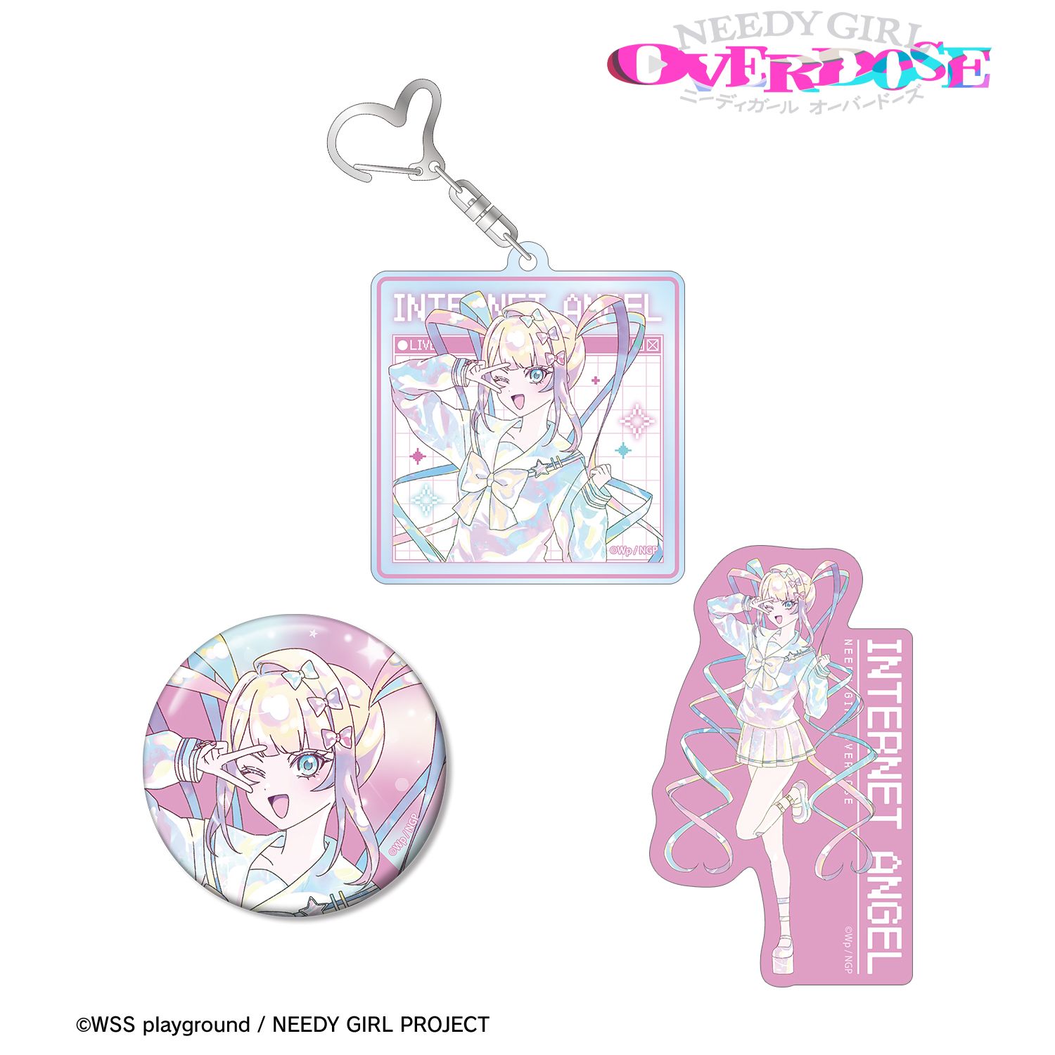 アニメ「NEEDY GIRL OVERDOSE」 超てんちゃん Ani-Art KAWAII label お土産セット 画像 2 | AniSmile