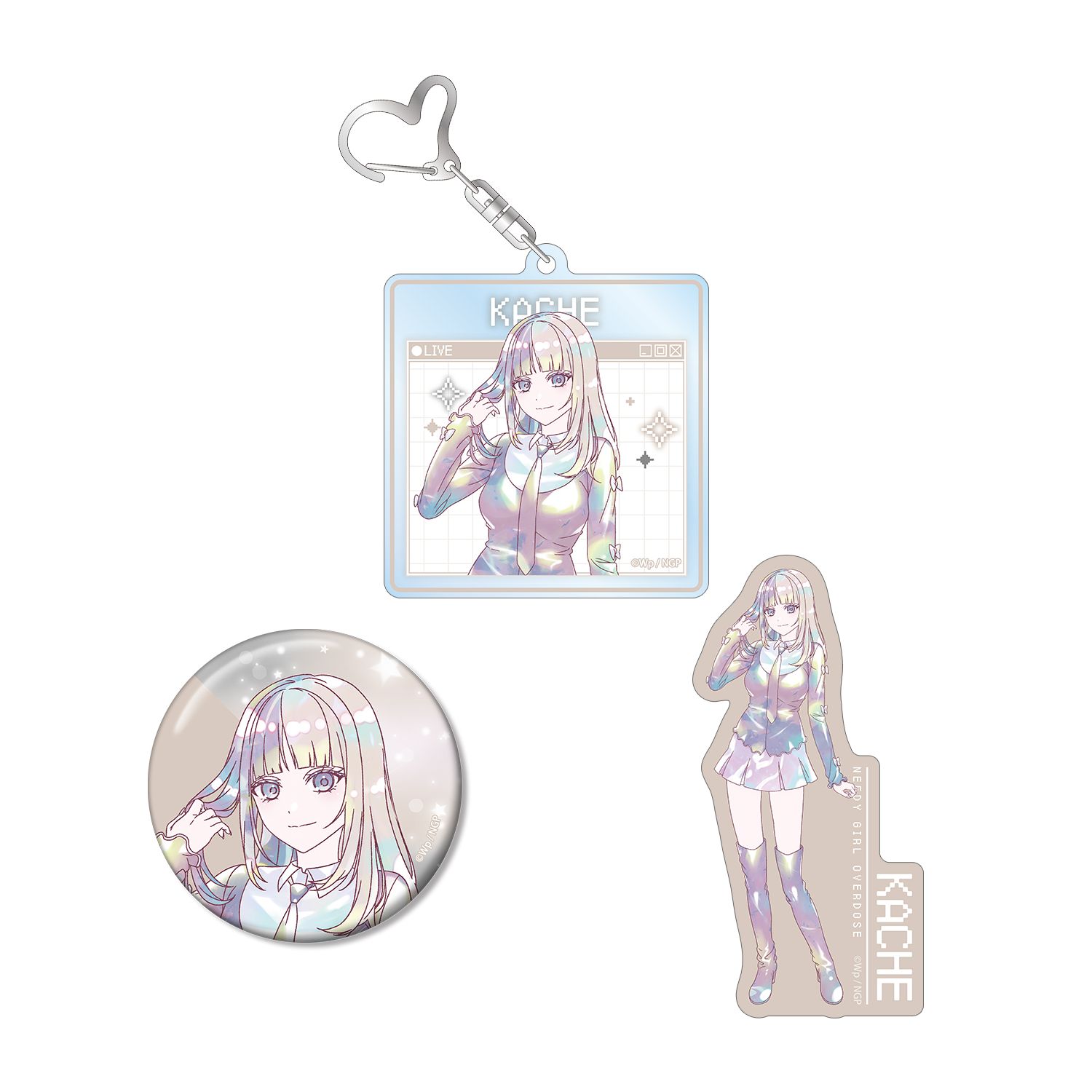 アニメ「NEEDY GIRL OVERDOSE」 かちぇ Ani-Art KAWAII label お土産セット - AniSmile