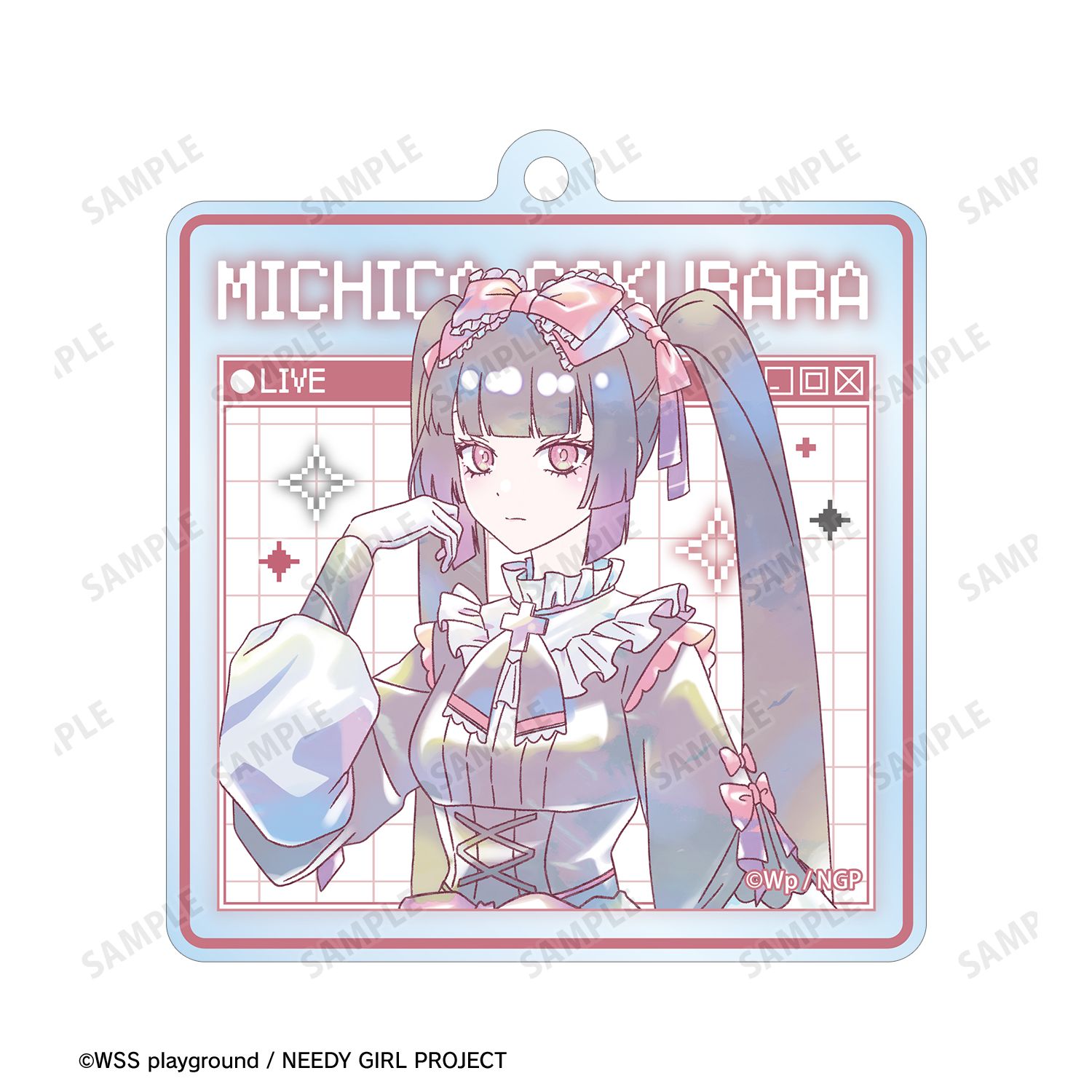 アニメ「NEEDY GIRL OVERDOSE」 獄薔薇美血華 Ani-Art KAWAII label お土産セット Image 3 | AniSmile