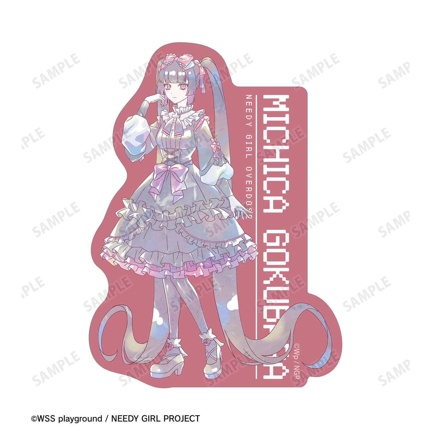 アニメ「NEEDY GIRL OVERDOSE」 獄薔薇美血華 Ani-Art KAWAII label お土産セット Image 5 | AniSmile