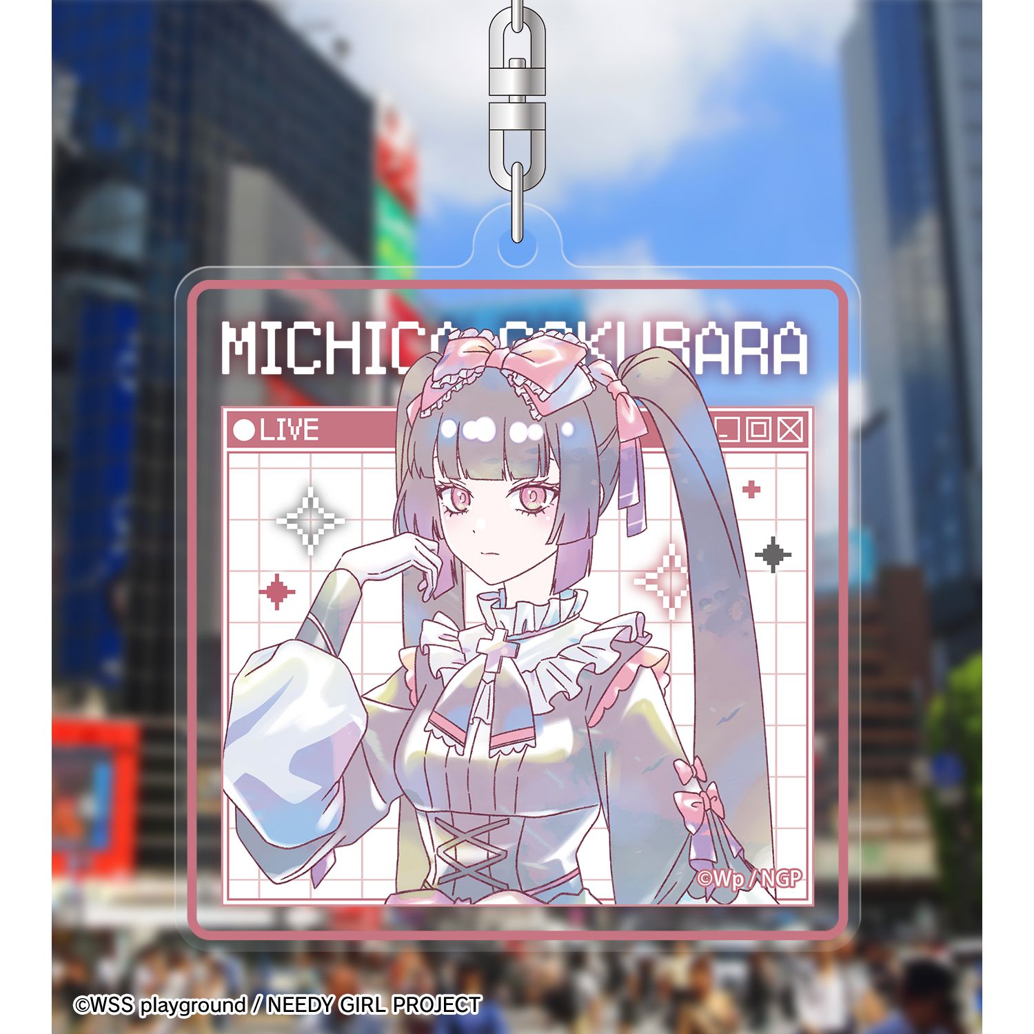 アニメ「NEEDY GIRL OVERDOSE」 獄薔薇美血華 Ani-Art KAWAII label お土産セット Image 6 | AniSmile
