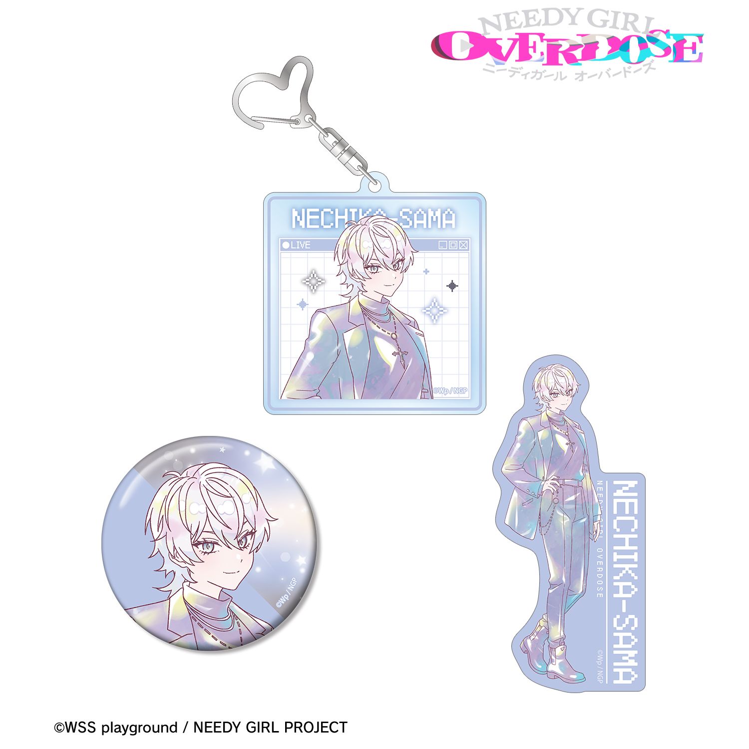 アニメ「NEEDY GIRL OVERDOSE」 禰󠄀智禍さま Ani-Art KAWAII label お土産セット Image 2 | AniSmile