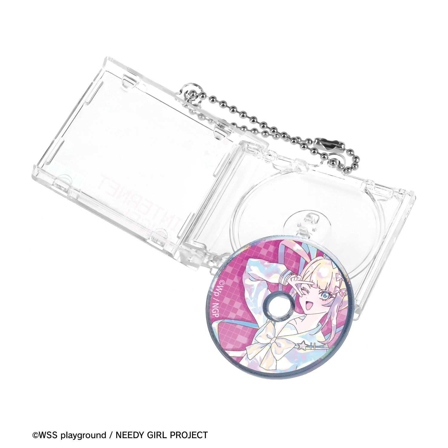 アニメ「NEEDY GIRL OVERDOSE」 超てんちゃん Ani-Art KAWAII label CDジャケット型キーホルダー 图片 5 | AniSmile