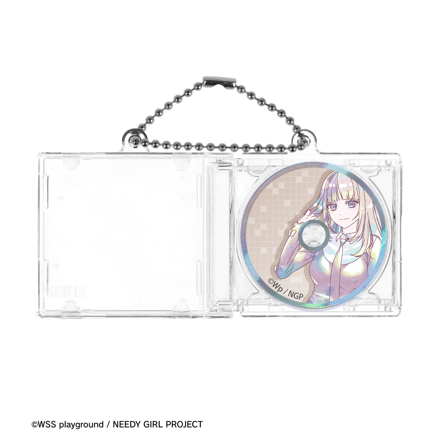 アニメ「NEEDY GIRL OVERDOSE」 かちぇ Ani-Art KAWAII label CDジャケット型キーホルダー Image 4 | AniSmile