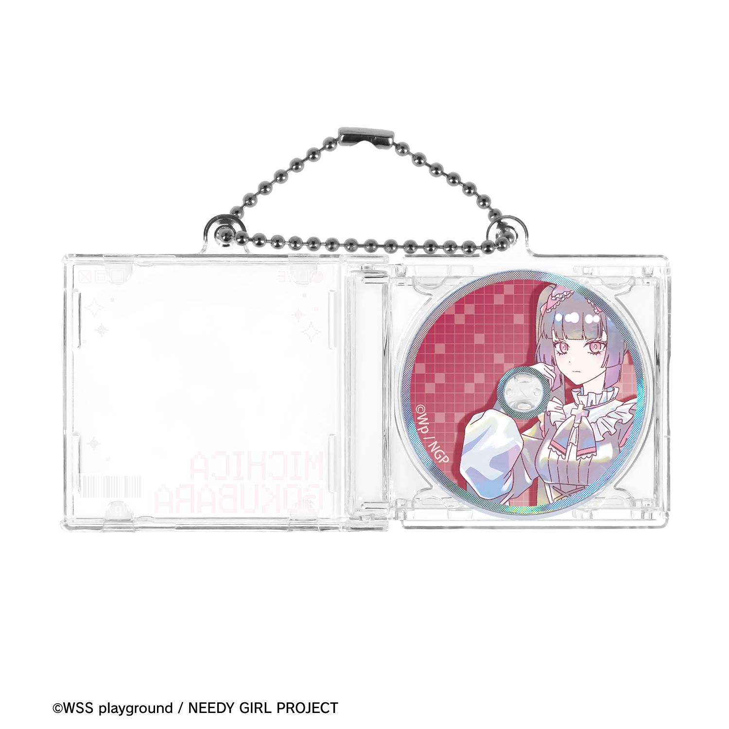 アニメ「NEEDY GIRL OVERDOSE」 獄薔薇美血華 Ani-Art KAWAII label CDジャケット型キーホルダー Image 4 | AniSmile