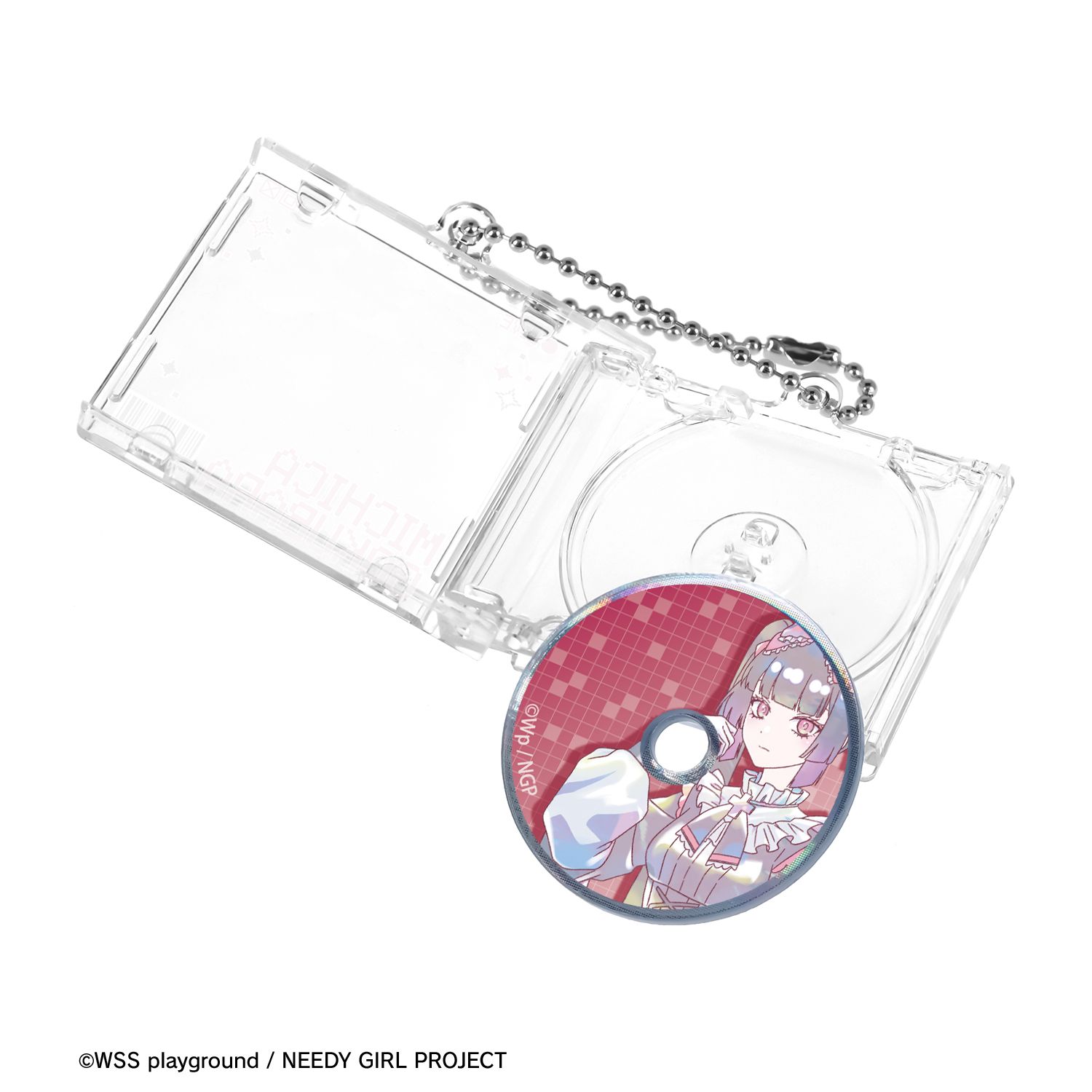 アニメ「NEEDY GIRL OVERDOSE」 獄薔薇美血華 Ani-Art KAWAII label CDジャケット型キーホルダー Image 5 | AniSmile
