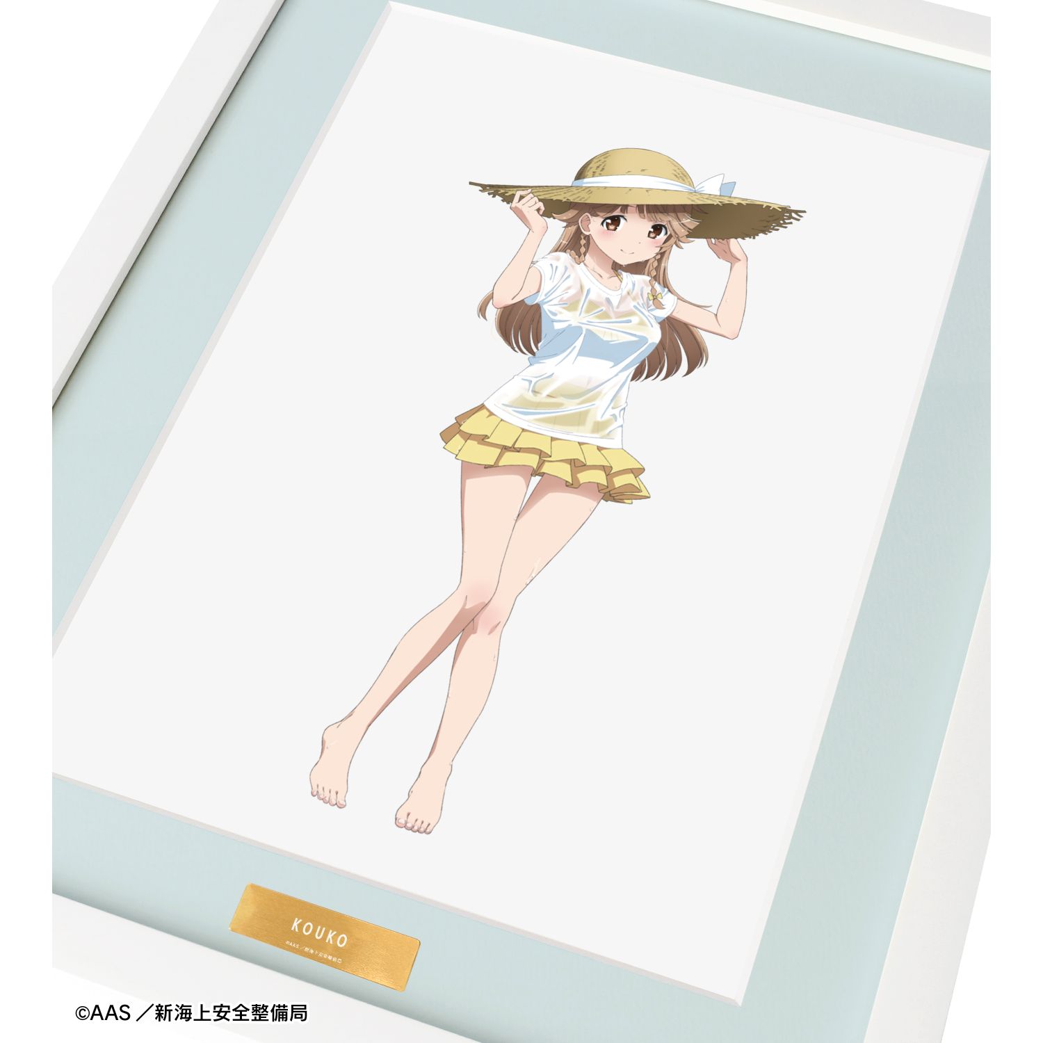 劇場版 ハイスクール・フリート 描き下ろし 納沙 幸子 海辺ver. キャラファイングラフ 图片 2 | AniSmile