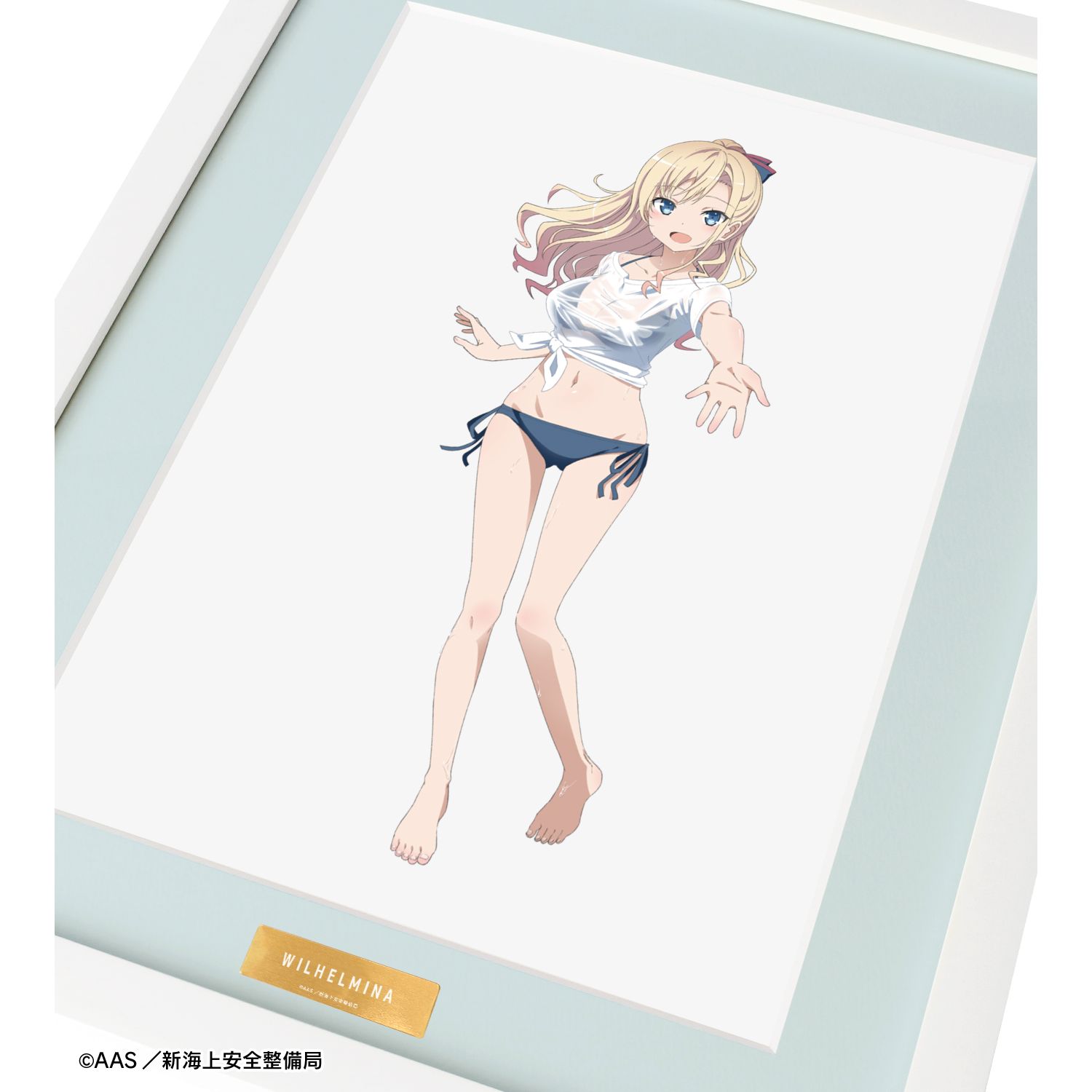 劇場版 ハイスクール・フリート 描き下ろし ヴィルヘルミーナ 海辺ver. キャラファイングラフ 图片 3 | AniSmile