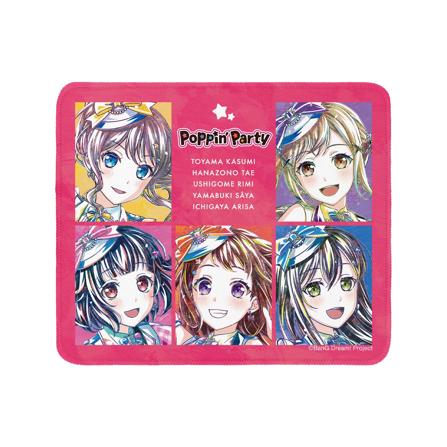 バンドリ! ガールズバンドパーティ! Poppin'Party Ani-Art 第5弾 マウスパッド - AniSmile