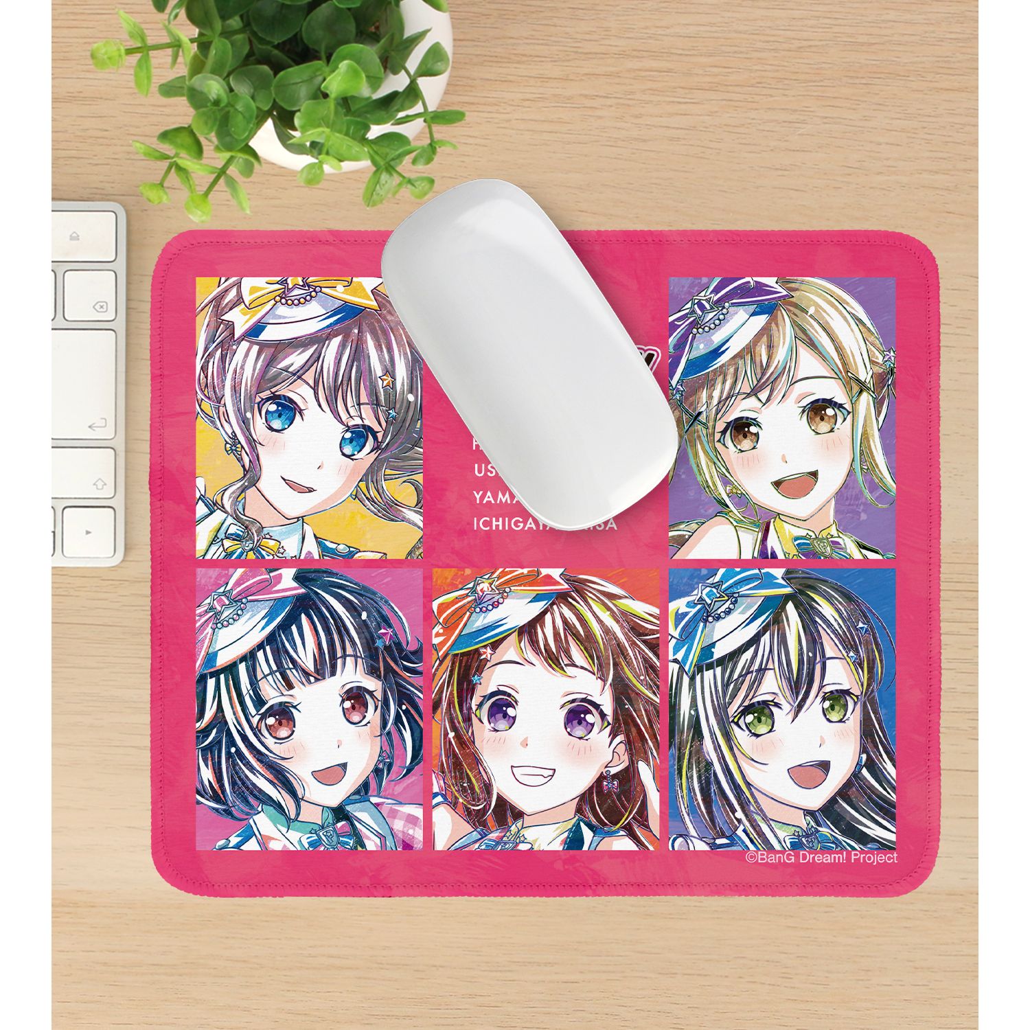 バンドリ! ガールズバンドパーティ! Poppin'Party Ani-Art 第5弾 マウスパッド 画像 3 | AniSmile