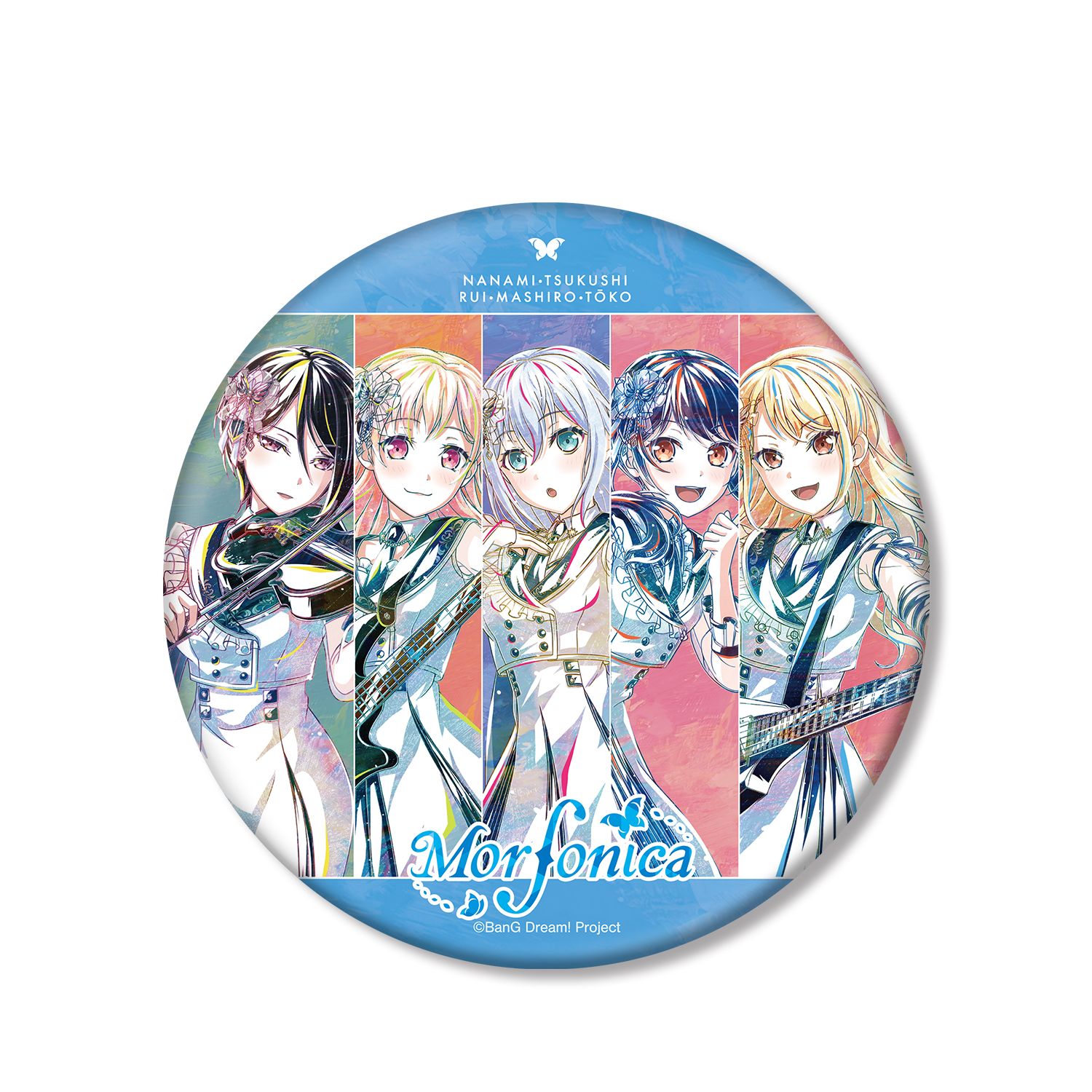BanG Dream! ガールズバンドパーティ! Morfonica Ani-Art 第5弾 BIG缶バッジ - official product image | AniSmile