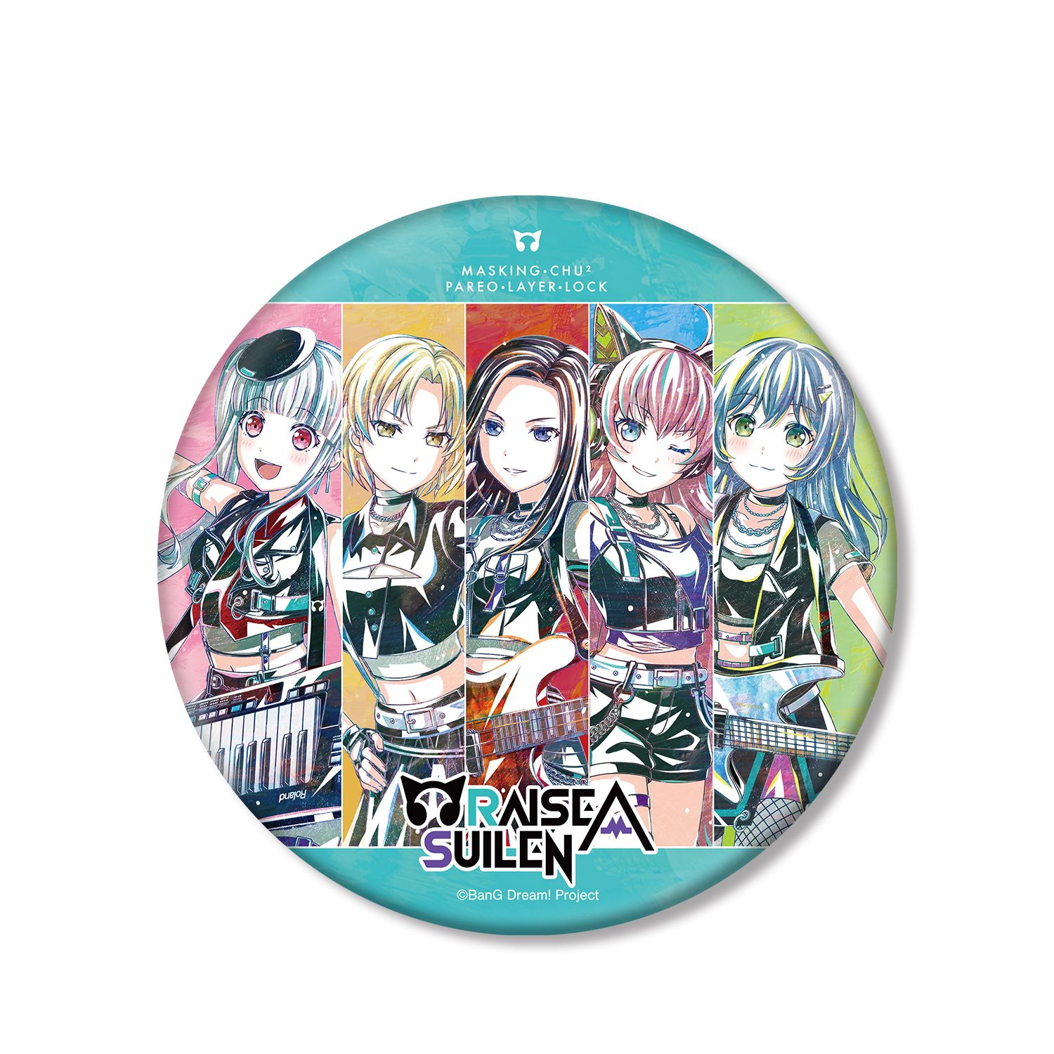 BanG Dream! ガールズバンドパーティ! RAISE A SUILEN Ani-Art 第5弾 BIG缶バッジ Image 2 | AniSmile
