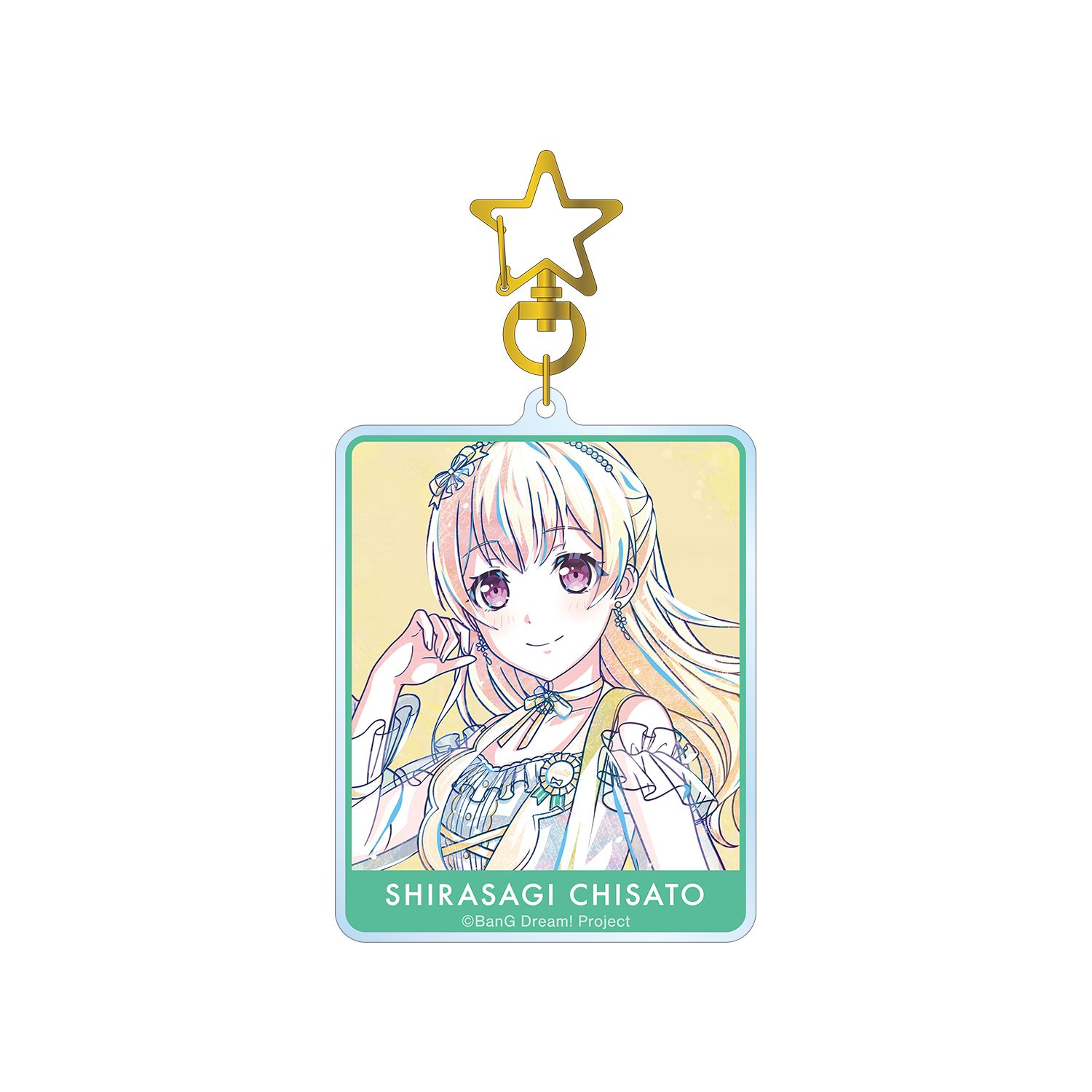 バンドリ! ガールズバンドパーティ! 白鷺 千聖 Ani-Art 第5弾 BIGアクリルキーホルダー - AniSmile