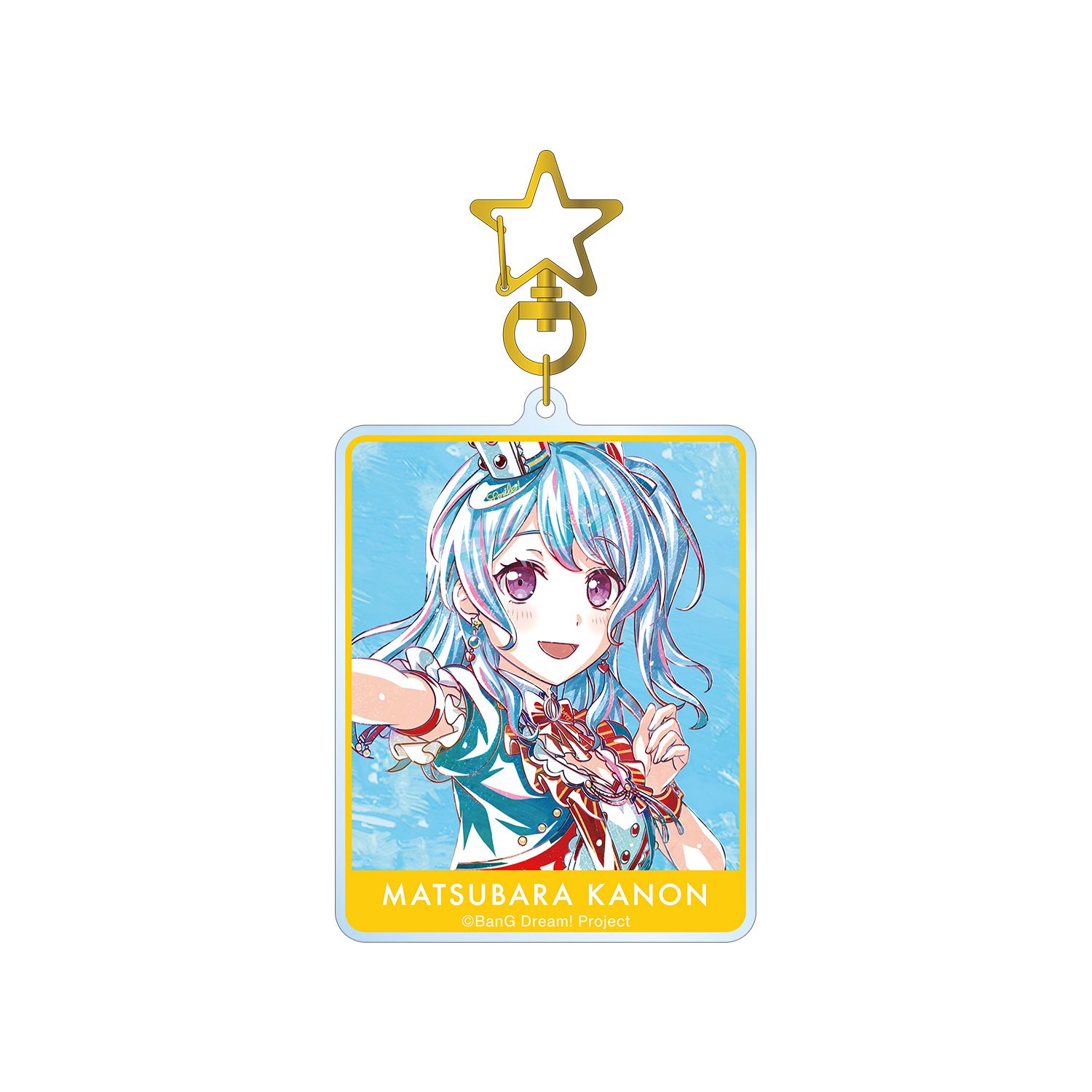 バンドリ! ガールズバンドパーティ! 松原 花音 Ani-Art 第5弾 BIGアクリルキーホルダー - AniSmile